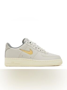 Nike Air Force 1 '07 LX "Light Bone" Jewel Swoosh AF1 Athletic sneakers size 10